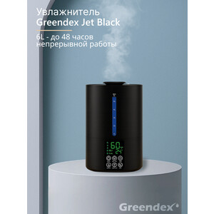 Увлажнитель настольный Greendex Jet Black 6L