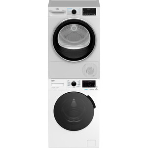 Стиральная и сушильная машина Beko WSPE7H616W + B5T69233 + PSK