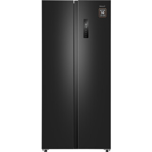 Холодильник Weissgauff WSBS 410 Inverter NoFrost Black
