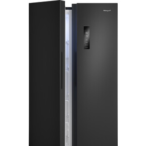 Холодильник Weissgauff WSBS 410 Inverter NoFrost Black