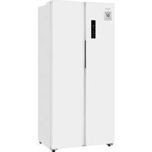 Холодильник Weissgauff WSBS 410 Inverter NoFrost White