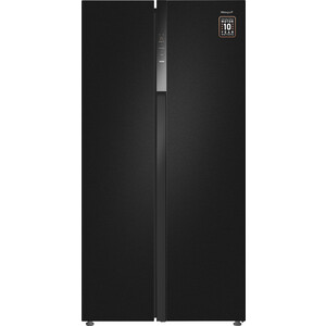 Холодильник Weissgauff WSBS 550 Inverter NoFrost Black