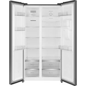 Холодильник Weissgauff WSBS 590 Inverter NoFrost Water Dispenser Grey