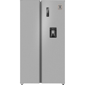 Холодильник Weissgauff WSBS 590 Inverter NoFrost Water Dispenser Inox