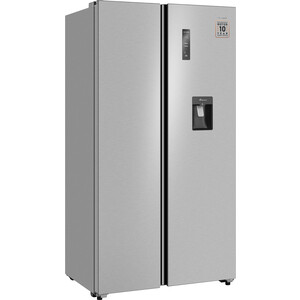Холодильник Weissgauff WSBS 590 Inverter NoFrost Water Dispenser Inox