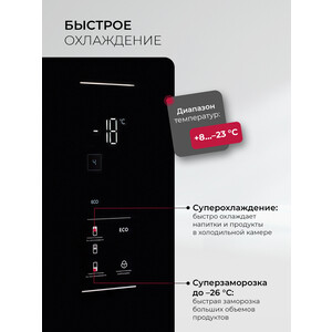 Холодильник Lex LKB185BLGIDMax Wind