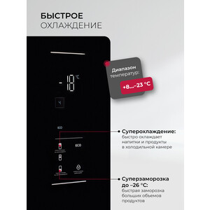 Холодильник Lex LKB201BLGIDMax Wind