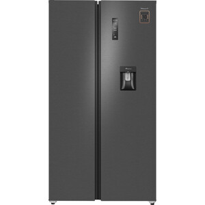 Холодильник Weissgauff WSBS 590 Inverter NoFrost Water Dispenser Dark Inox