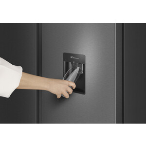 Холодильник Weissgauff WSBS 590 Inverter NoFrost Water Dispenser Dark Inox