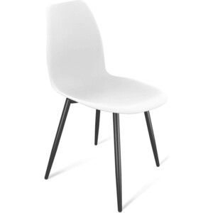 Стул Sheffilton SHT ST29/S95-1 белый/черный муар