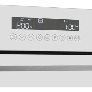 Электрический духовой шкаф Meferi MEO608WH MICROWAVE