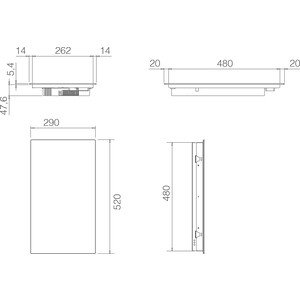 Индукционная варочная панель Elica Ratio Connex 302 Plus BL