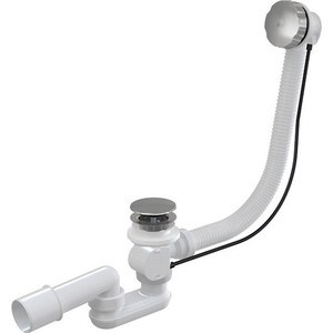 Слив-перелив для ванны AlcaPlast 57 см, металл, хром (A55KM / AG210125260)