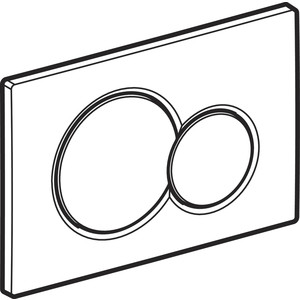 Кнопка смыва Geberit Sigma 01 черная (115.770.DW.5)