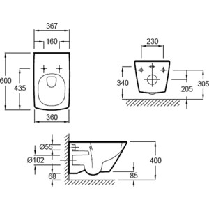 Комплект унитаза Jacob Delafon Escale с инсталляцией Geberit, с микролифтом (E1306-00, 458.124.21.1)