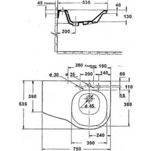 Раковина Jacob Delafon Freelance 75x53.5 см левая (E1126-00)