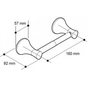 Держатель туалетной бумаги Jacob Delafon (E13434-CP)