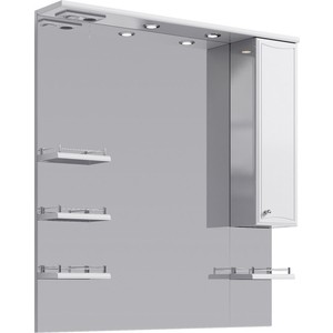 Зеркало-шкаф Aqwella Барселона 100x108 белый (Ba.02.10)