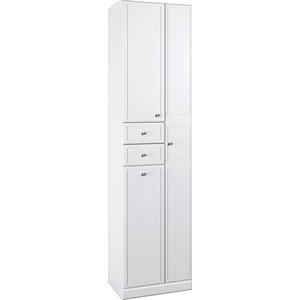 Пенал Aqwella Барселона 50x193 с корзиной, белый (Ba.05.05)