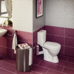 Унитаз-компакт Rosa Лира с сиденьем (4620008191096)