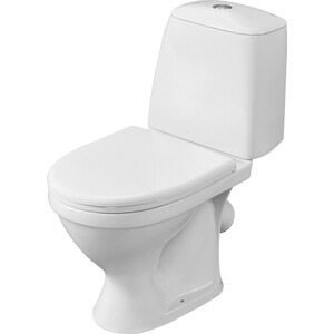 Унитаз-компакт Santeri Соната Стандарт косой выпуск, с сиденьем (1.P201.2.S00.00B.F)