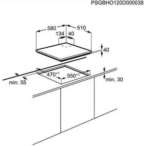 Комбинированная варочная панель Electrolux EGE 6172 NOK