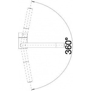 Смеситель для кухни Blanco Linus хром (514019)