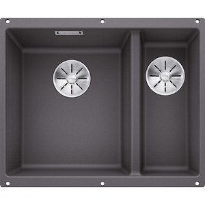 Кухонная мойка Blanco SubLine 340/160-U темная скала (523549)
