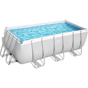 Каркасный бассейн Bestway 56456 BW Power Steel 412х201х122см, 8124л, фил.-насос 2006л/ч, лестница, попл.-дозатор