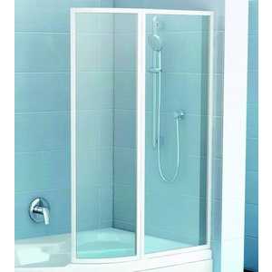 Шторка для ванны Ravak Supernova VSK2 Rosa 150 R правая, прозрачная, белая (76P80100Z1)