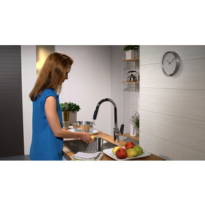 Смеситель для кухни Hansgrohe Focus с выдвижной лейкой, хром (31815000)
