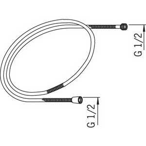Oras Шланг металлический для душа 150 см. (241004)