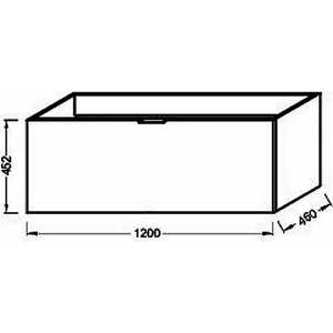 Тумба под раковину Jacob Delafon Blog 120 белая (EB296-N18)