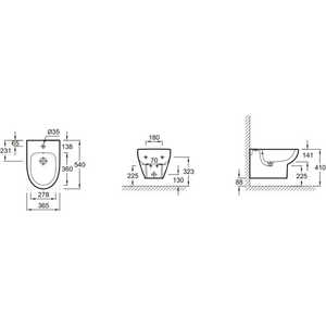 Биде подвесное Jacob Delafon Odeon Up (E4765-00)