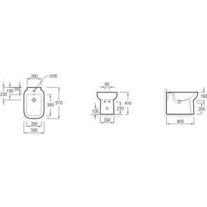 Биде напольное Jacob Delafon Replay (E4777-00)
