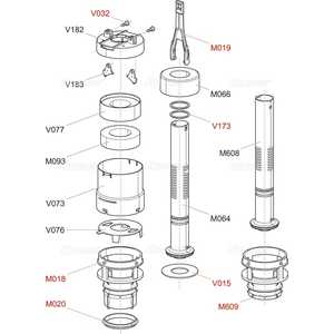 Сливной механизм AlcaPlast для системы инсталляции (A06)