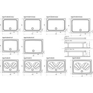 Душевой поддон Ravak Gigant Pro Chrome 100x80 см (XA04A401010)
