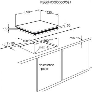 Электрическая варочная панель Electrolux EHF6240XXK