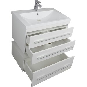 Тумба под раковину Aquanet Нота 75 белая (171487)