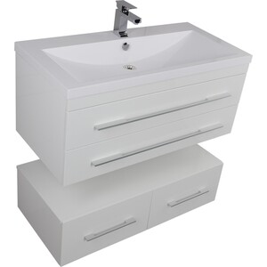 Тумба под раковину Aquanet Нота 90 белая (171492)