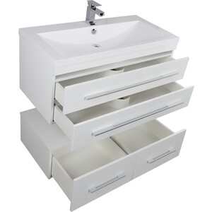 Тумба под раковину Aquanet Нота 90 белая (171492)