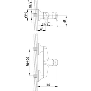 Гигиенический душ Lemark Pramen с гигиеническим набором (LM3318C)