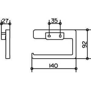 Держатель туалетной бумаги Keuco Moll (12762010000)