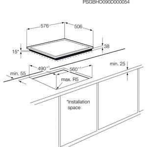 Электрическая варочная панель AEG HK 634021 XB