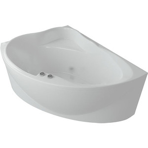 Акриловая ванна Aquatek Альтаир 160х120 левая, фронтальная панель, каркас, слив-перелив (ALT160-0000067)