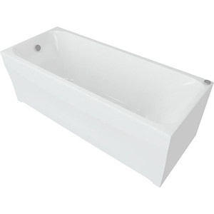 Акриловая ванна Aquatek Альфа 150х70 фронтальная панель, разборный каркас, слив-перелив слева (ALF150-0000031)