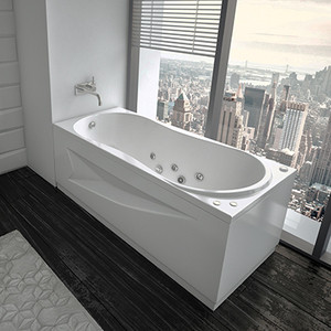 Акриловая ванна Aquatek Афродита 150х70 каркас, слив-перелив (AFR150-0000033)