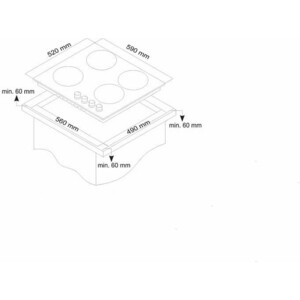Электрическая варочная панель Simfer H60D14B001