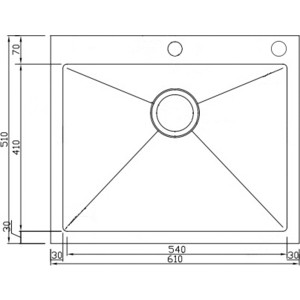 Кухонная мойка Seaman Eco Marino SMB-6151S.B