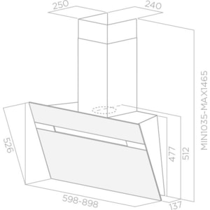 Вытяжка Elica Stripe Ix/A/60/LX